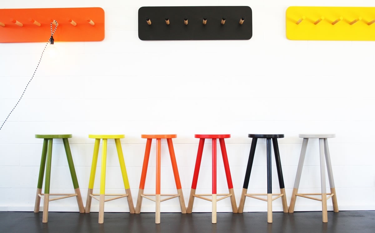 Stools-and-dowel-hangers